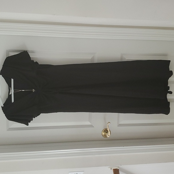 Max Studio Women's Crinkled Jersey Asymmetrical Dress - Short Sleeve With Side Ruching - View #9